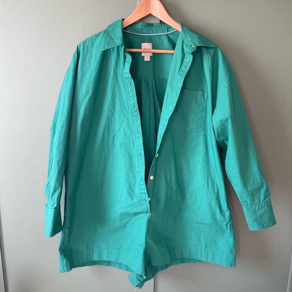 Maeve Turquoise romper